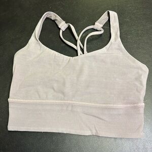 Lululemon light purple sports bra size 4